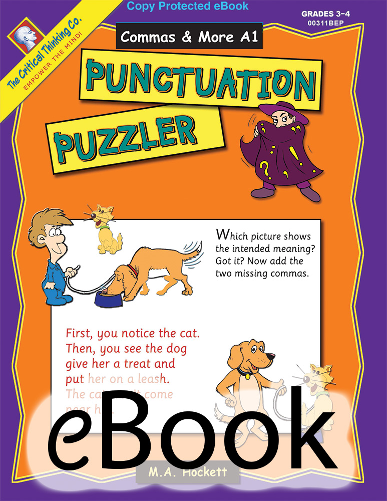 Punctuation Puzzler: Commas & More A1 - eBook