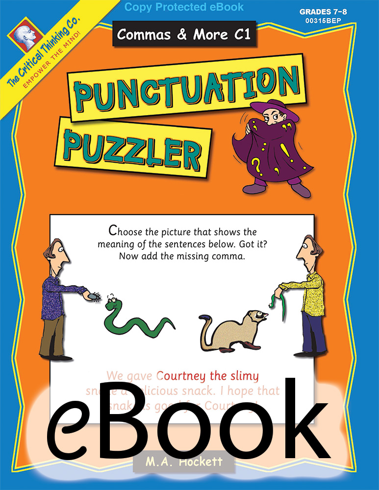 Punctuation Puzzler: Commas & More C1 - eBook