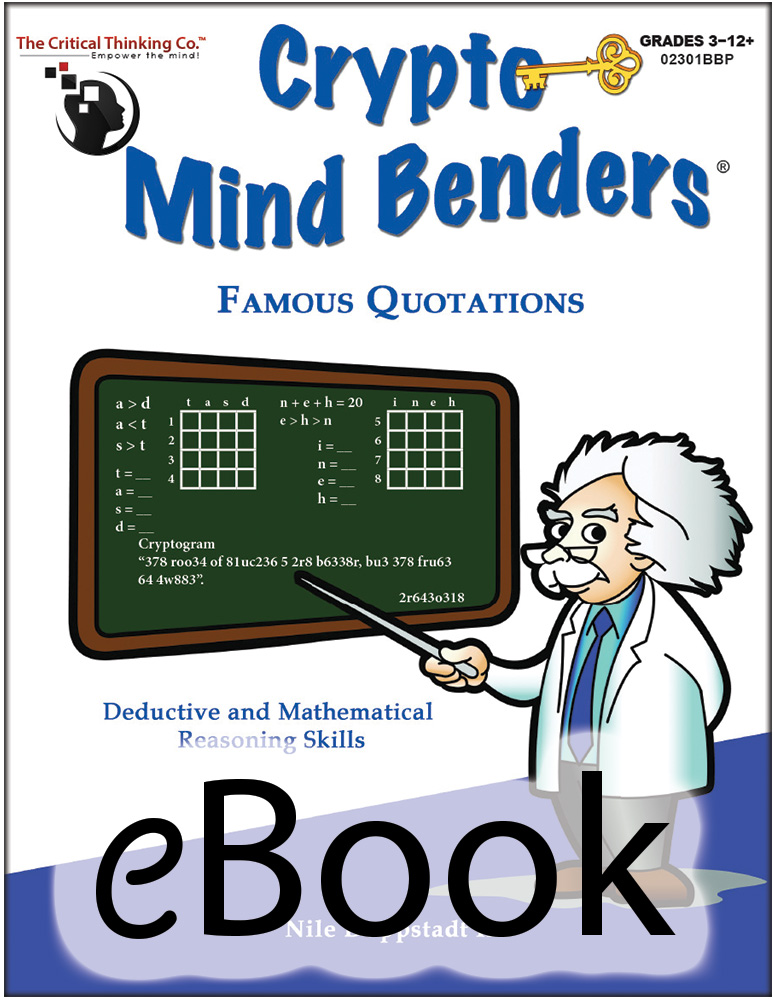 Crypto Mind Benders®: Famous Quotations - eBook