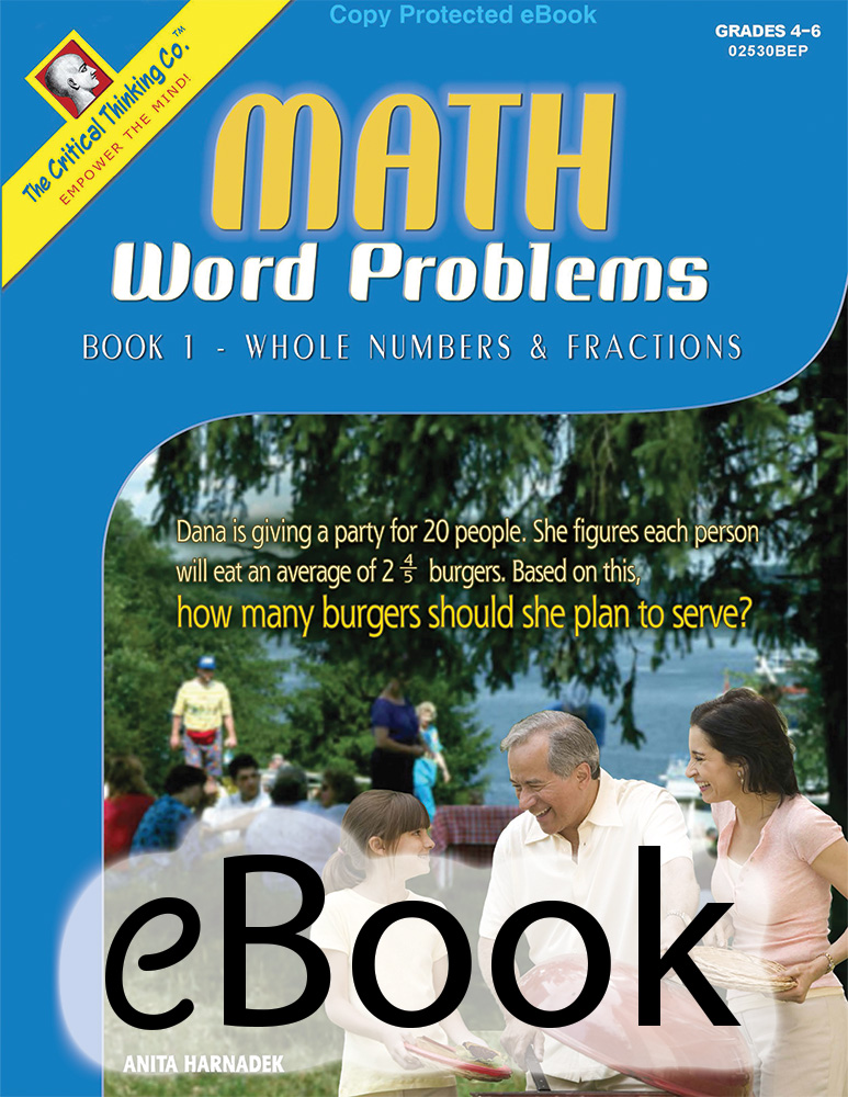 Math Word Problems Book 1 - eBook