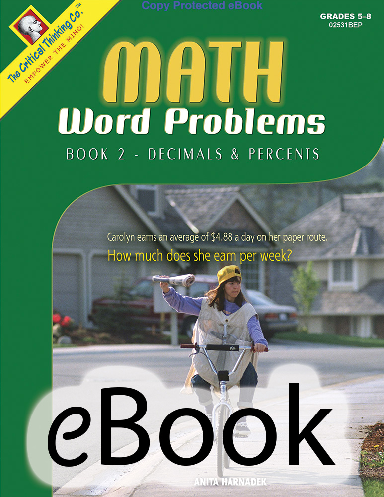 Math Word Problems Book 2 - eBook