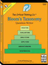 Bloom's Taxonomy Question Writer - 2-PCs Win/Mac Download