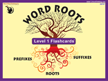 Word Roots Level 1 Flashcards™ Software