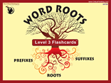 Word Roots Level 3 Flashcards™ Software