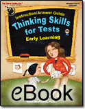 Thinking Skills for Tests: Early Learning - Instruction Answer Guide - eBook