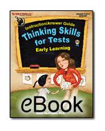 Thinking Skills for Tests: Early Learning - Instruction Answer Guide - eBook