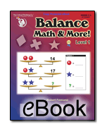 Balance Math™ & More! Level 1 - eBook