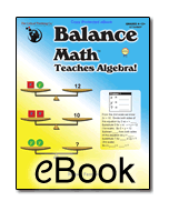 Balance Math™ Teaches Algebra! - eBook