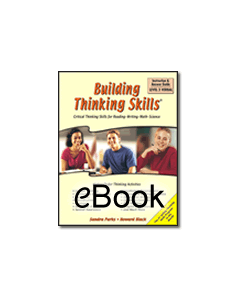 Building Thinking Skills® Level 3 Verbal - Instruction/Answer Guide - eBook