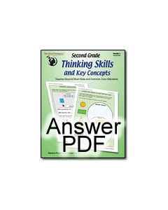 Second Grade Thinking Skills & Key Concepts: Answer PDF